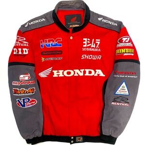 Honda Red and Gray Performance Jacket